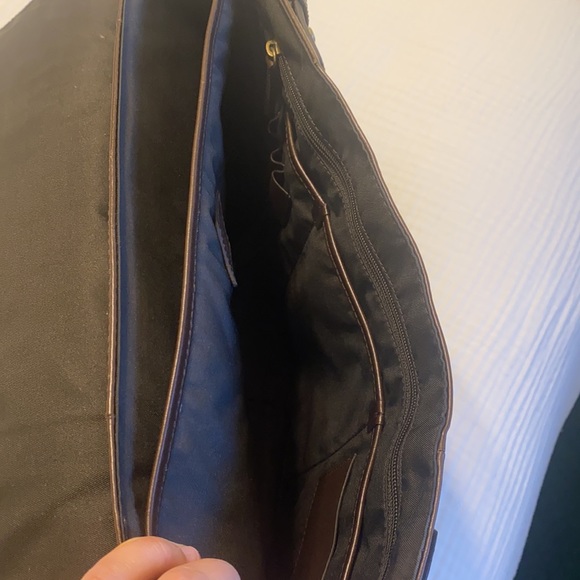 Fossil Leather Briefcase Bag - Picture 9 of 14